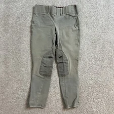 Grand Prix Breeches Zip Beige Size 26R Waist Horse Riding Outdoors Tan