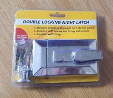 Double Locking Night Latch Gunmetal Grey 2 Keys Inc Vat (CR037 PR)