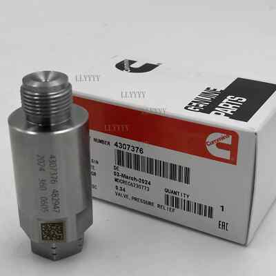 1PCS 4307376 Pressure Relief Valve Genuine Cummins Free Shipping