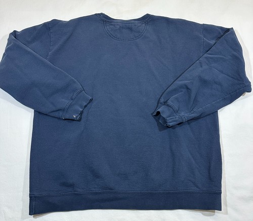 Gildan Sweatshirt Mens Large Navy Knit Bruce Beach Amicita LT Peritia Crew Neck - Picture 3 of 11