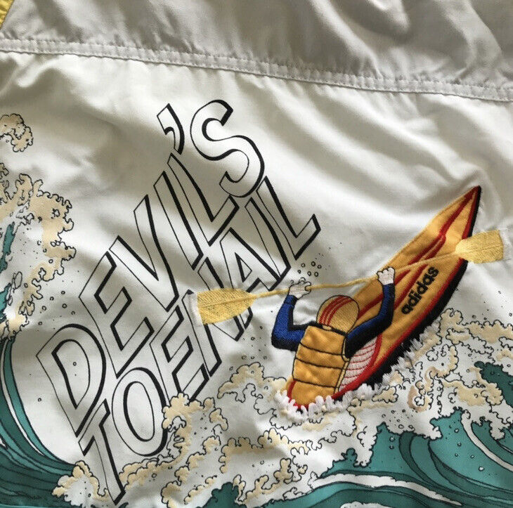 Vintage Adidas Devil's Toenail Kayaking Crewneck Sweatshirt Vintage Adidas Devil's Toenail Kayaking Crewneck Sweatshirt