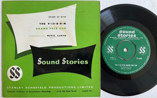Nevil Lloyd Sound Stories – The V-16 B.R.M Grand Prix Car 45 EP... RB491