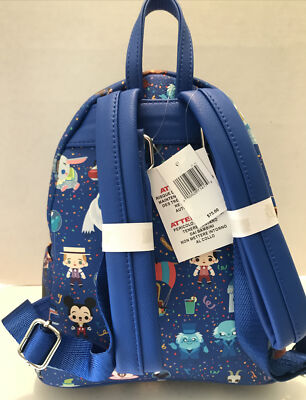 Disney Parks Icons Celebration Loungefly Mini Backpack 