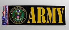 US Army Bumper Sticker made in USA 9 x 3.25 inches