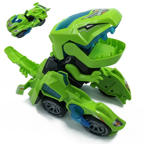 Transforming Dinosaur LED Car Transformer Toy Car Gift for Kids 3+ Years Old - Picture 23 of 26