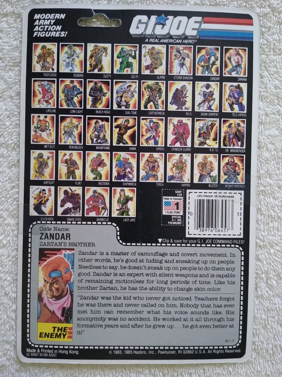 Original GI Joe Dreadnok Zandar 3.75