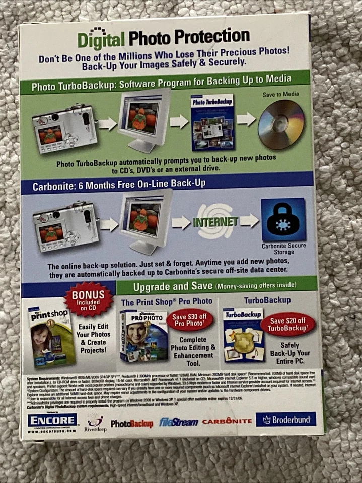 Encore Broderbund Software Digital Photo Protection from losing your photos - Image 2 of 2