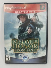 Medal of Honor Frontline Greatest Hits Playstation 2 PS2 Video Game Tested