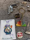 MEN'S VINTAGE JUNK DRAWER LOT KNIVES KEY CHAINS JEWELRY TIE TACKS & OLD STUFF! — photo 3