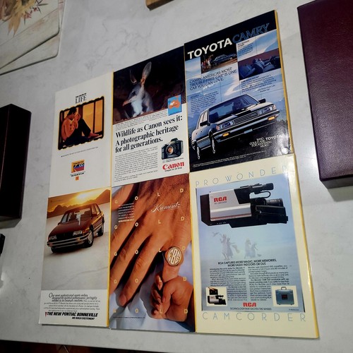 2 Nat Geo Magazines Leather SLIPCASES Jan-June 1985 July-Dec 1986 w AFGHAN GIRL - Picture 6 of 20