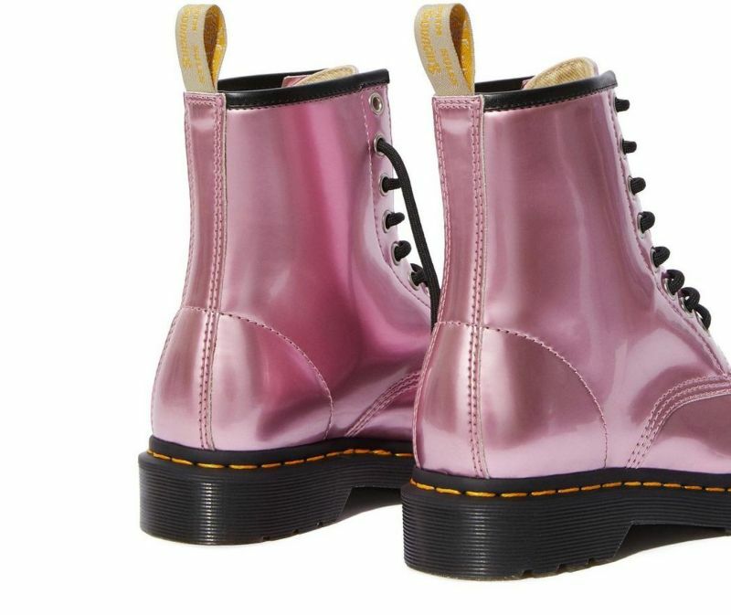 Dr Martens 8 Hole 1460 Vegan Pink Metallic 25279650 Classic Doc image 3