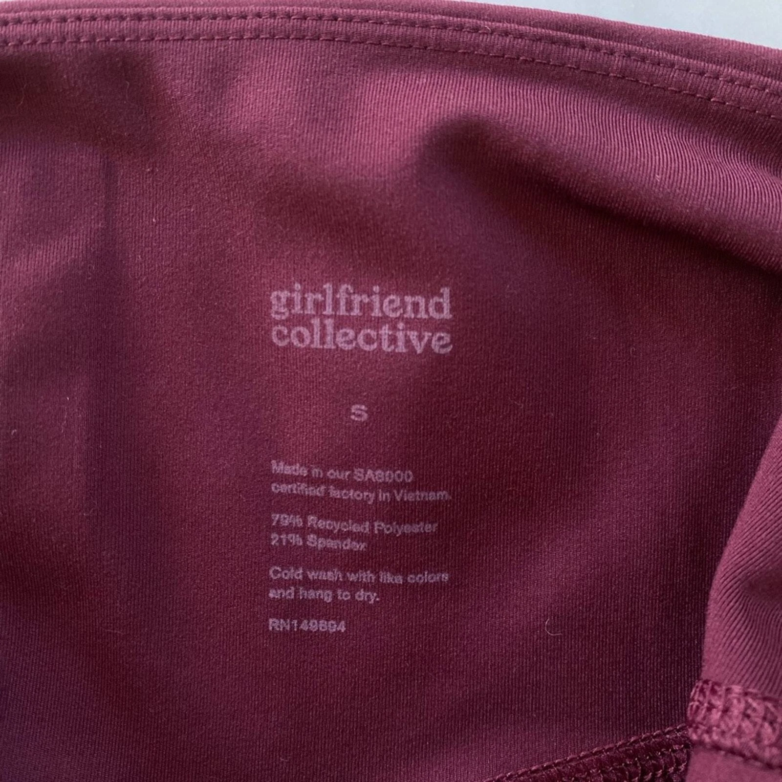 girlfriend-collective high-rise shorts