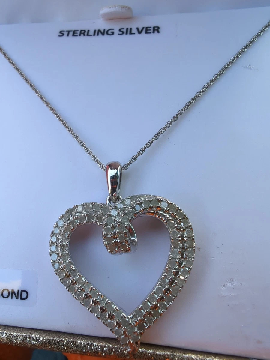 Brilliance fine jewelry heart necklace deals