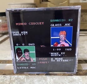 Punch Out 3D Cube Handmade Diorama - Shadowbox - Nintendo NES - Fanart