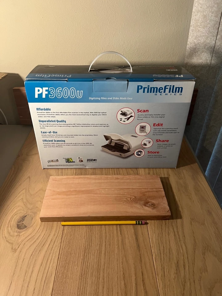 New Open Box Pacific Image PF3600u Film Scanner PrimeFilm Series - Image 2 of 3