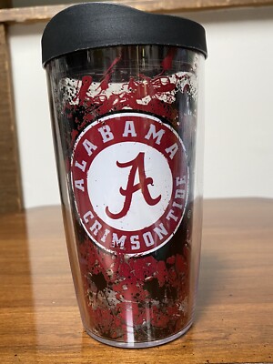 University of Alabama Crimson Tide Black & Red Splatter,A Tervis 16 oz Roll  Tide | eBay