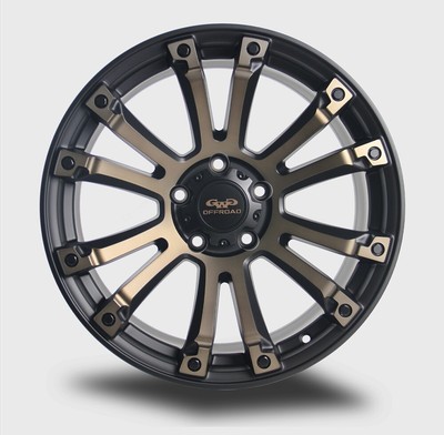 GWG GO2 18 inch Satin Black Bronze Tint Rim 5x127 fits Jeep Wrangler 2019