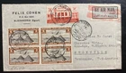 1936 Alexandria Egypt First Day Cover To Knoxville Usa Agricultural Exhibition