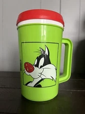 sylvester looney tunes plastic mug