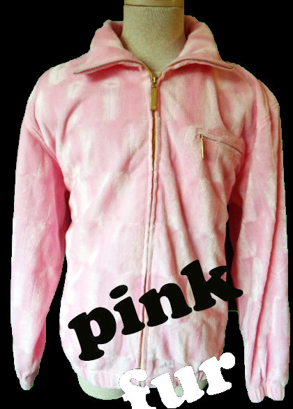 GIACCA CROSS TRACK IN PELLICCIA DI PONY ROSA velluto finta giacca vintage pimp hustler colori hip hop