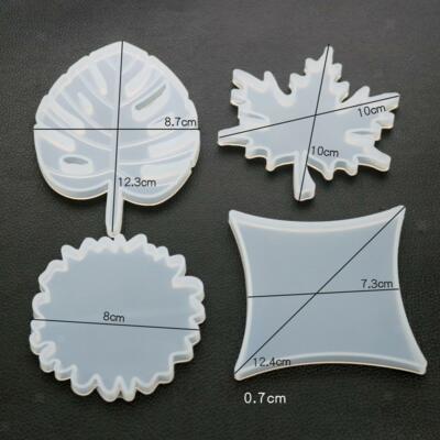 Klar Form Untersetzer Form Tasse Zum Selbermachen Epoxidharz Gießformen Schmuckherstellung
