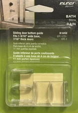 PLPCI Bath Sliding Door Bottom Guide (2 pieces) - M 6058 - NEW