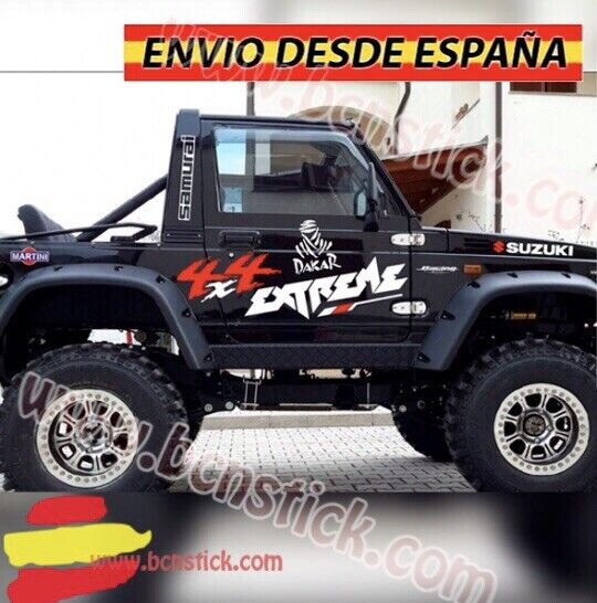 Pegatina 4x4 en vinilo autoadhesivo para tuning de coches