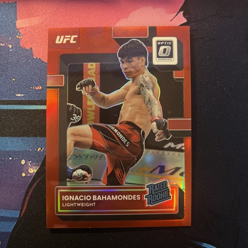 Ignacio Bahamondes RC 2023 Panini Donruss Optic UFC Rated Rookie Red Prizm /199 - Picture 1 of 3