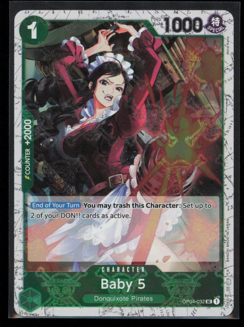Baby 5 (OP04-032) (Jolly Roger Foil) OP04-032 One Piece Premium Booster NM
