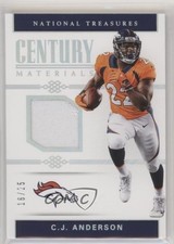 2017 National Treasures Century Materials Holo Silver 16/25 CJ Anderson #54 5x8