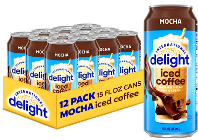 International Delight Iced Mocha Coffee Drink 15 oz ( Pack of 12 )~08/2026