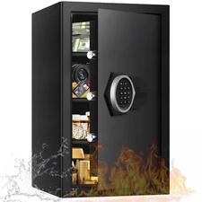 5.3 Cu ft Extra Large Home Safes Fireproof Waterproof, Anti-Theft Fire proof ...