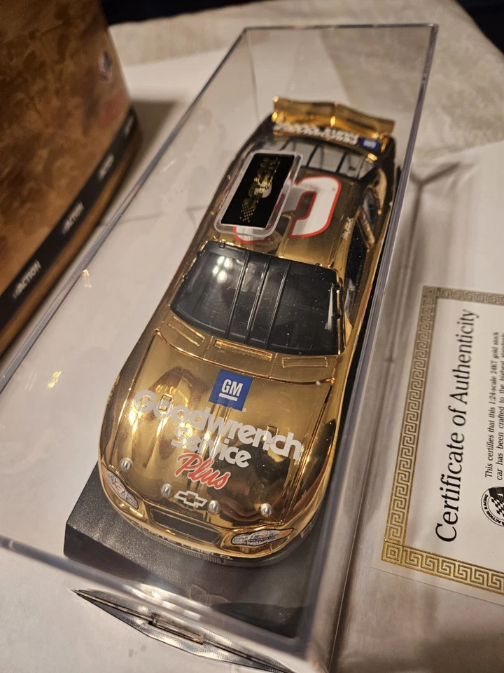 1/24 ACTION гонки болельщиков 2001 Монте-Карло #3 DALE EARHARDT GM Goodwrench 24KT золото - Изображение 4 из 4