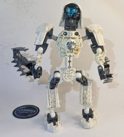 Bionicle Toa Nuju (Lego Set 8606) Complete w/Canister & Instructions