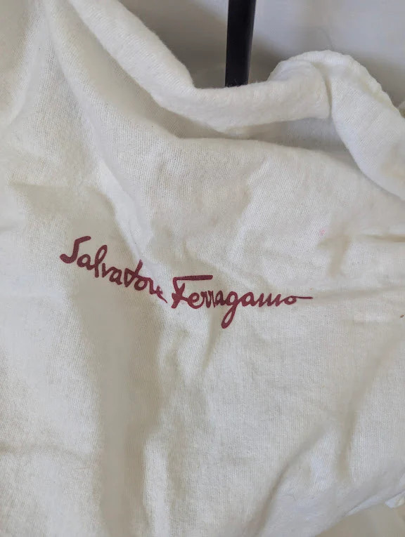 Ferragamo Bronzo Python Handbag - image 6