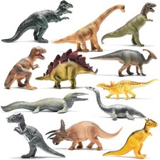 10'' Dinosaurs - Assorted Plastic Dinosaur Toys for Kids 3-5 Includes T-Rex ...