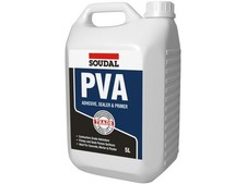 Contractors Grade PVA Soudal Adhesive Sealer Primer Glue Bonding Agent 5 Litres