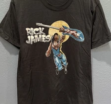 Vintage Screen Stars Rick James Tee Gift Unisex Shirt Full Size ED652