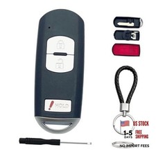 Key Fob Case for 2012-2020 Mazda 3 5 CX3 CX5 CX7 CX9 Car Keyless Entry 3 button