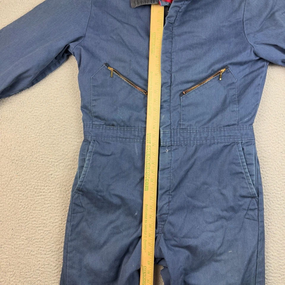 Walls Blizzard Pruf Coveralls Men Large Tall VTG USA Insulated Jumpsuit Workwear - Image 4 of 4