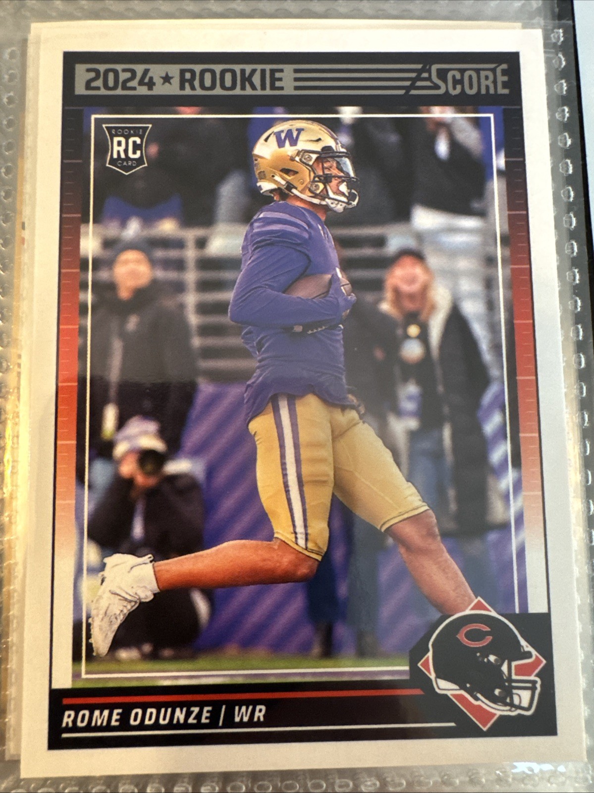 2024 Score - Rookies Rome Odunze #309 Purple (RC)