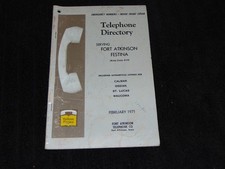 1971 FORT ATKINSON, IOWA TELEPHONE DIRECTORY FESTINA, CALMAR, ST. LUCAS, WAUCOMA