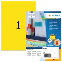Herma - Etikett 4401 210X297Mm A4 Gelb 100 StüCk