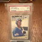1989 FLEER #548 KEN GRIFFEY JR. ROOKIE RC PSA 7