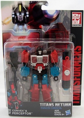 Transformers Generations Titans Return Figure Deluxe Class - Perceptor & Convex