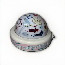 Vintage 1987 TOMY LULLABY LIGHT SHOW MUSICAL PROJECTION BABY NIGHT LIGHT