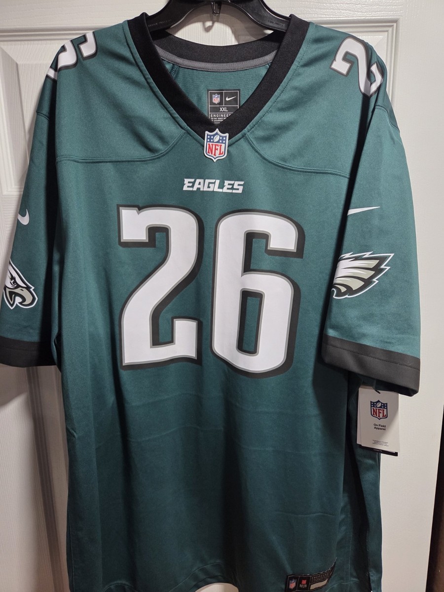 New Nike Saquon Barkley Philadelphia Eagles Green Game Jersey