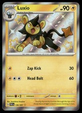 LUXIO 136/091 SHINY RARE PALDEAN FATES POKEMON HOLO NM on eBay