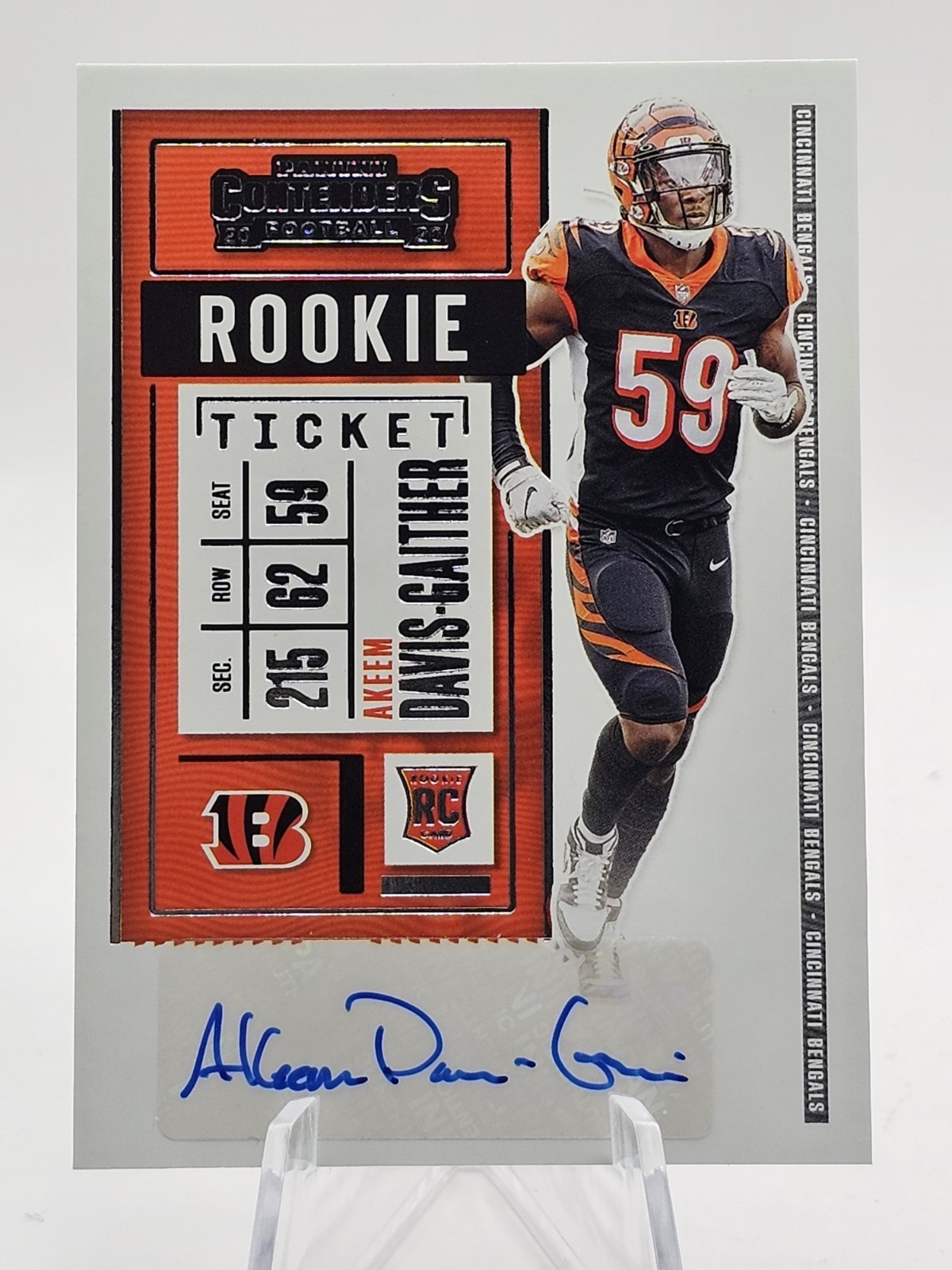 Akeem Davis-Gaither Panini Contenders #196 Autograph