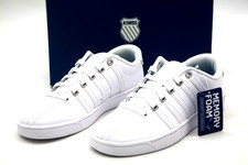 K SWISS COURT PRO II CMF WHITE/SILVER 93629-155-M WOMENS CASUAL SNEAKER